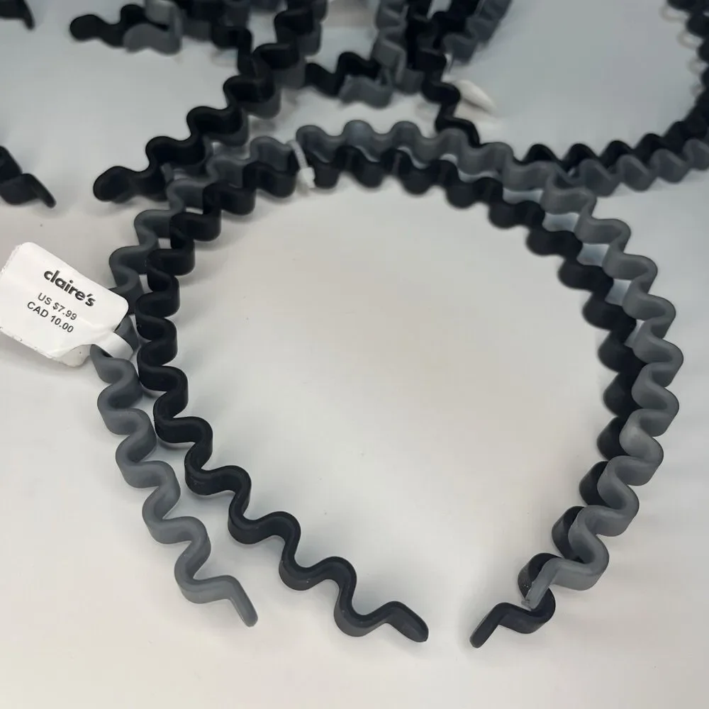 Wavy Headband From Claire’s  Lot Of 5 Pairs